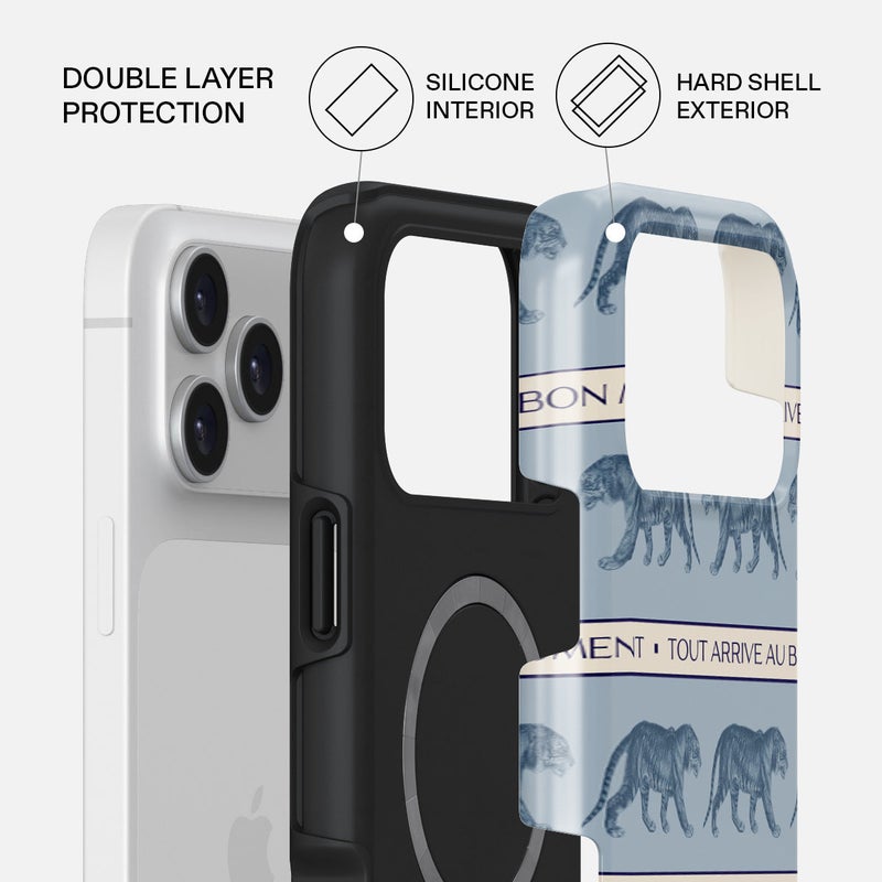 Burga iPhone 17 Pro Max Bon Moment Premium Case Compatible with Hybrid Dual-Layer Hard Shell + Silicone Protection - Scratch-Resistant Shockproof Mobile Cover - Image 2